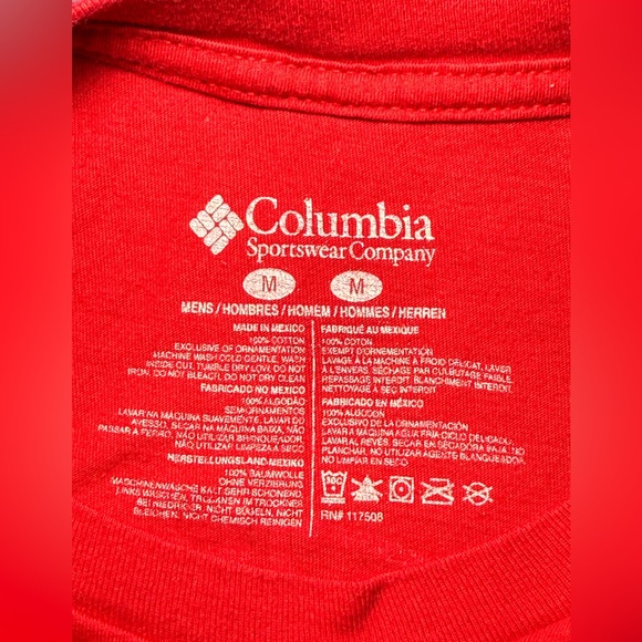 Columbia Bold Red Short Sleeve Tee - Picture 4 of 7